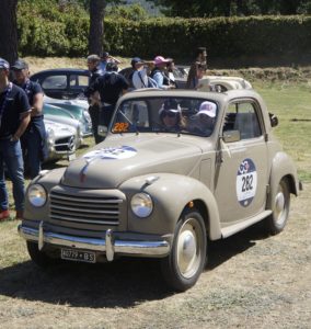 Fiat 500 C Topolino alla Mille Miglia 2017