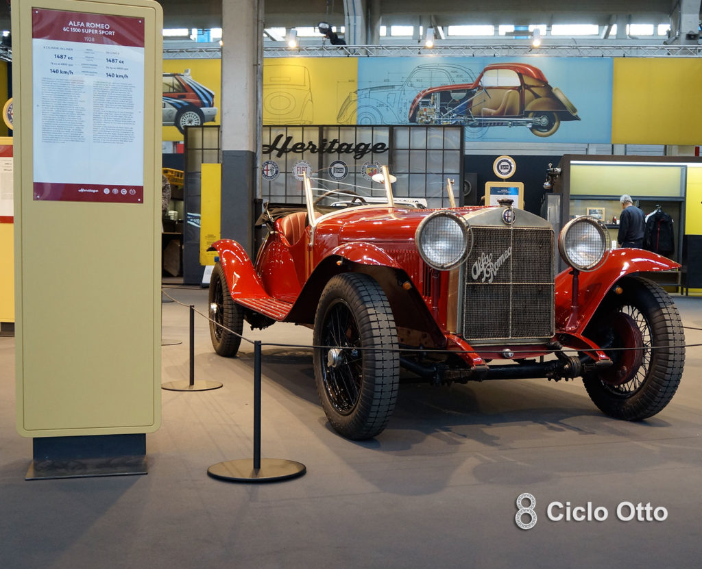 Alfa Romeo 6c 1500 SS - Stand FCA - Automotoretro 2020