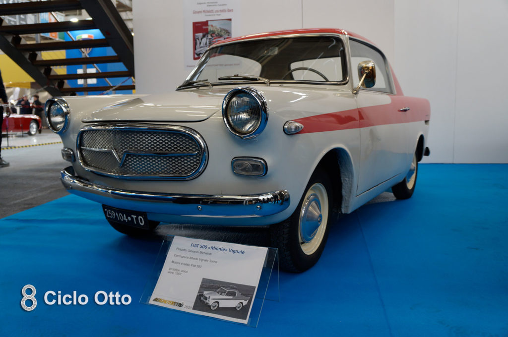 Fiat 500 Minnie Vignale - Michelotti - Automotoretrò 2020