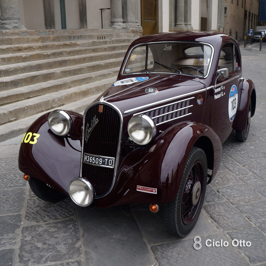 Fiat 508 CS Balilla Berlinetta Aerodinamica "Mille Miglia" - Firenze-Fiesole 2017